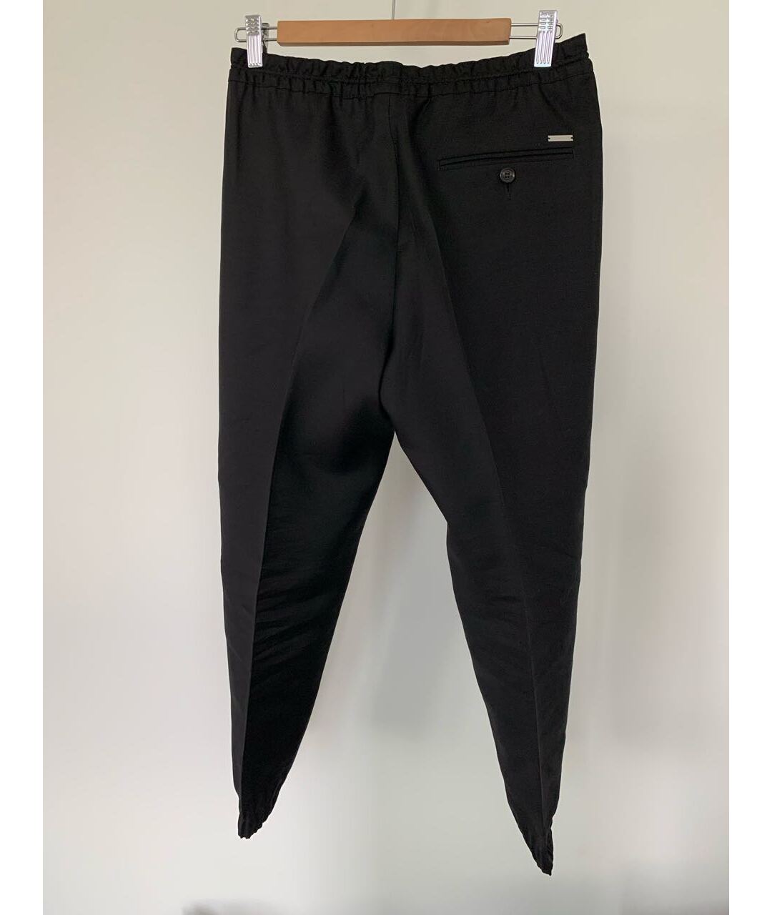 DSQUARED2 Черные шерстяные брюки чинос, фото 7