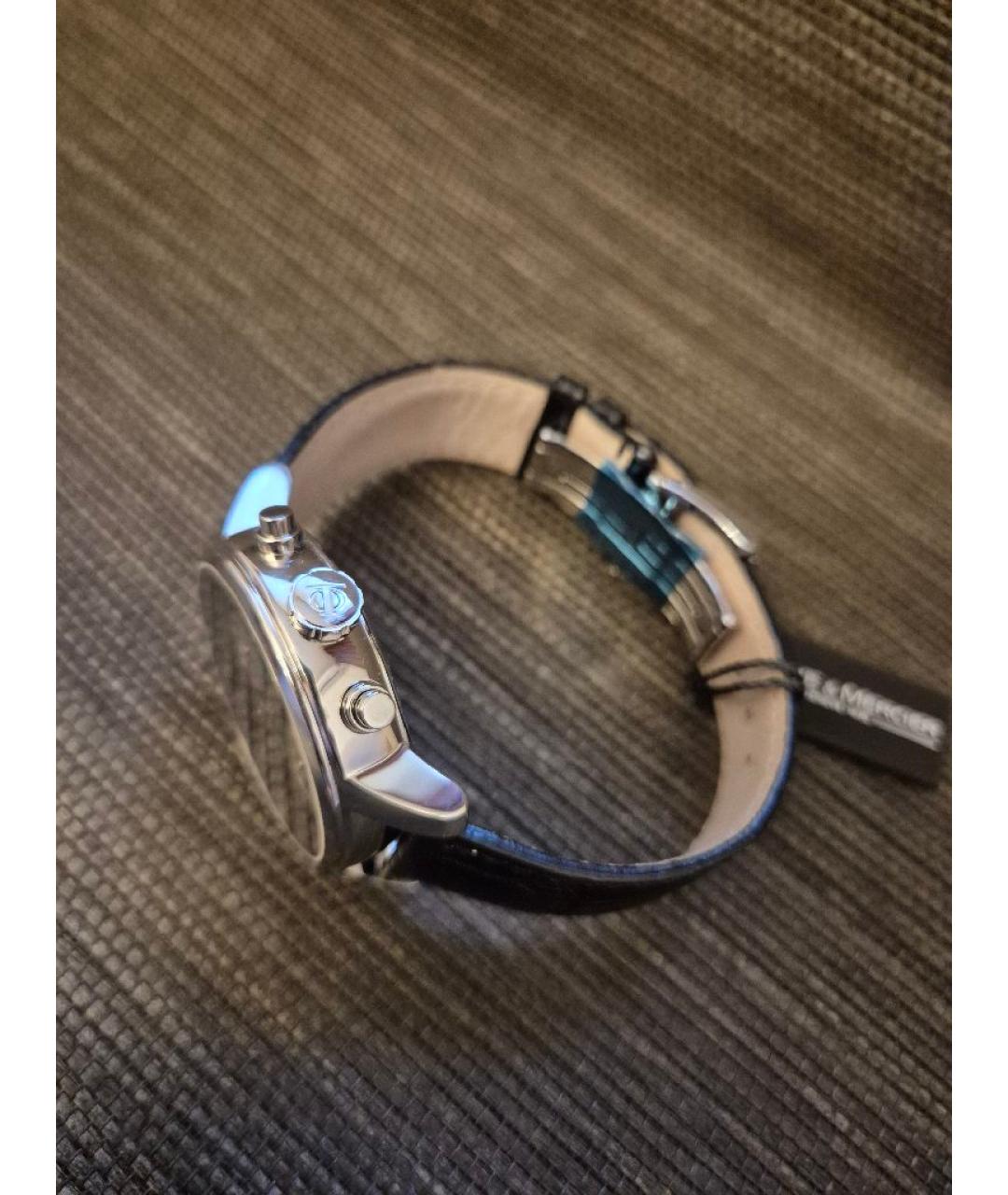 BAUME&MERCIER Черные стальные часы, фото 3
