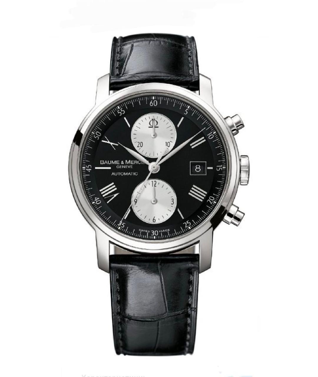 BAUME&MERCIER Черные стальные часы, фото 1