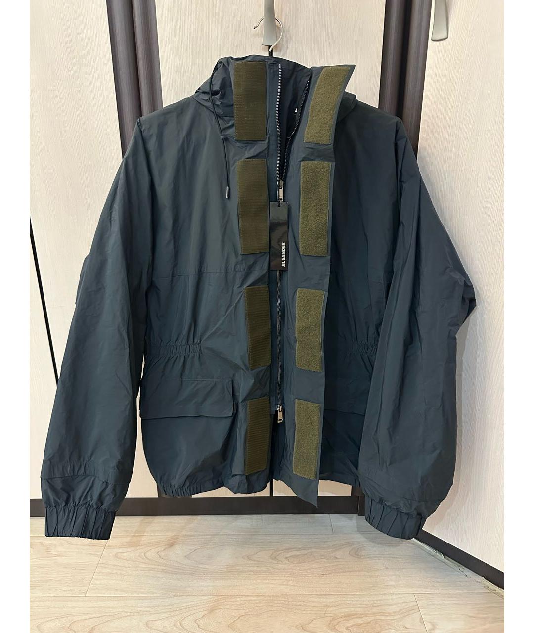 JIL SANDER Серая полиэстеровая куртка, фото 9