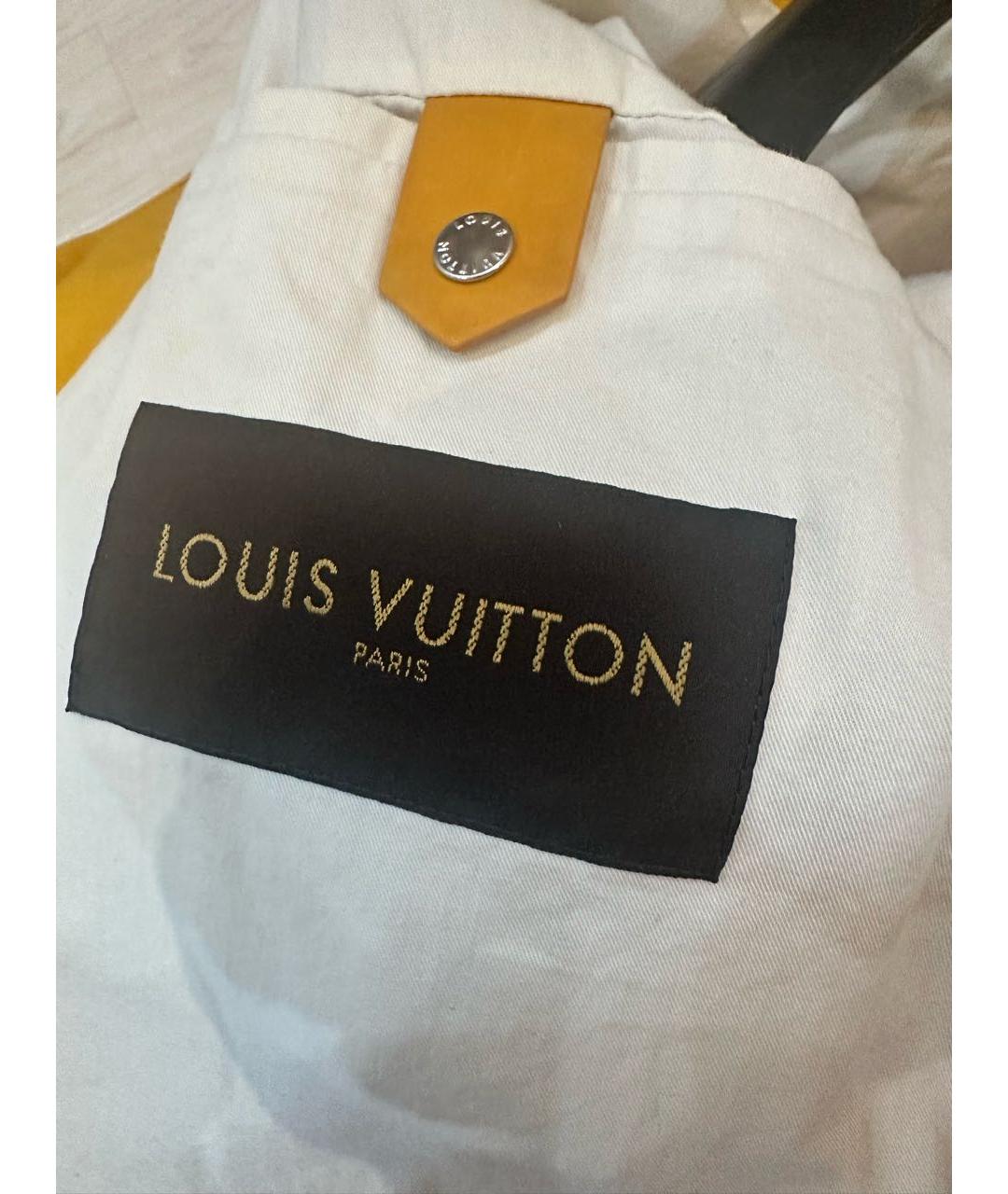 LOUIS VUITTON Желтая хлопковая куртка, фото 5