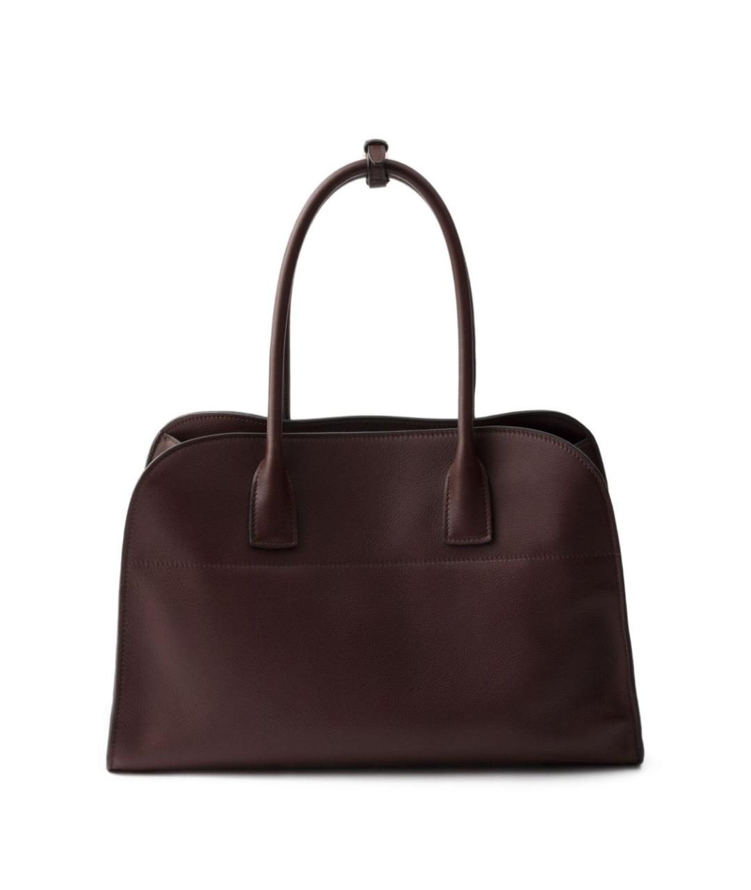 PRADA Коричневая кожаная сумка тоут, фото 2