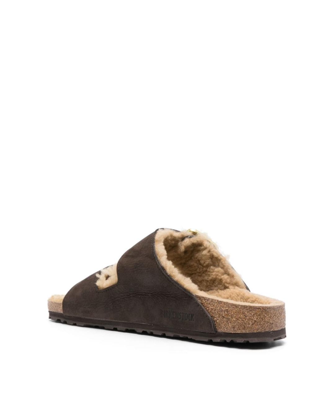 BIRKENSTOCK Коричневые шлепанцы, фото 4