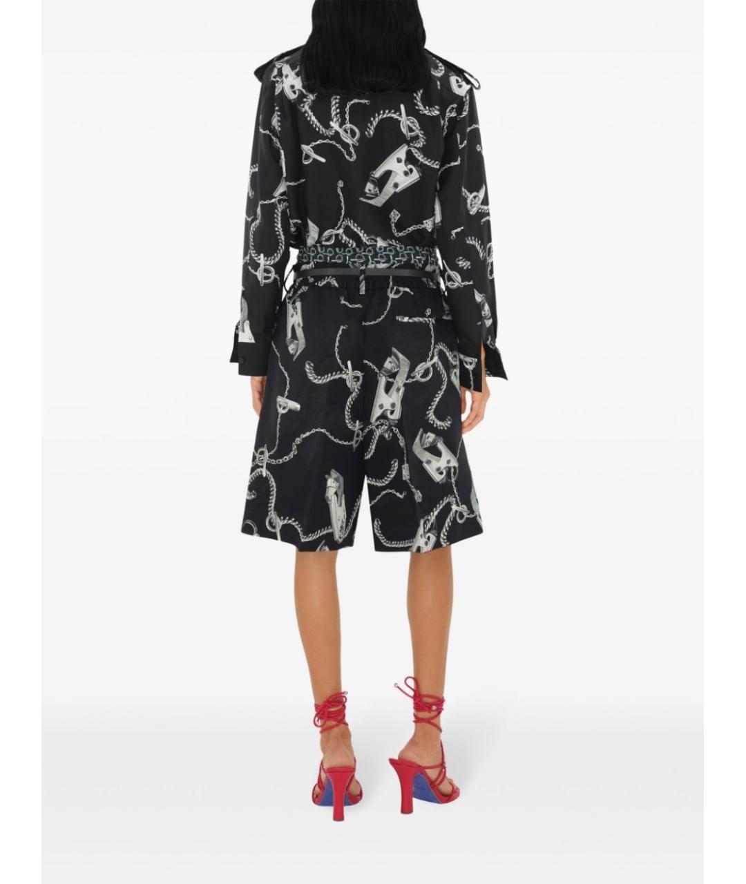 BURBERRY Черные шорты, фото 4