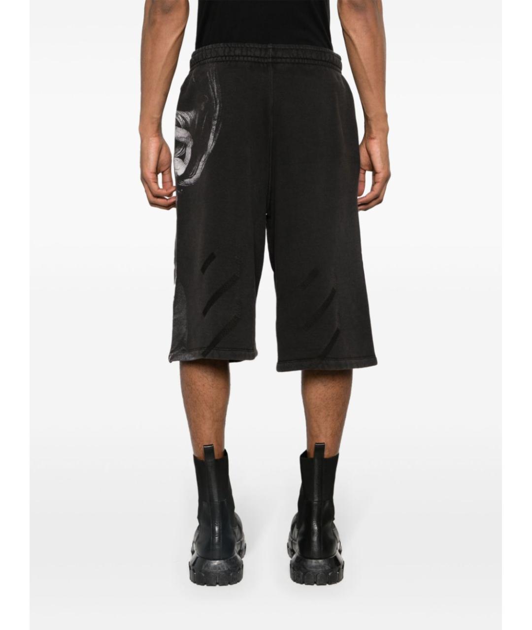 OFF-WHITE Черные шорты, фото 2