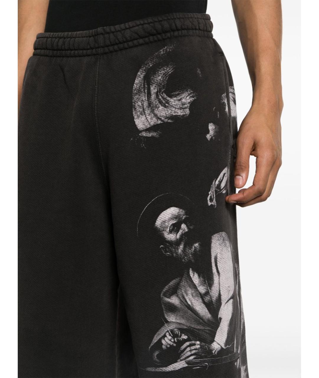OFF-WHITE Черные шорты, фото 5