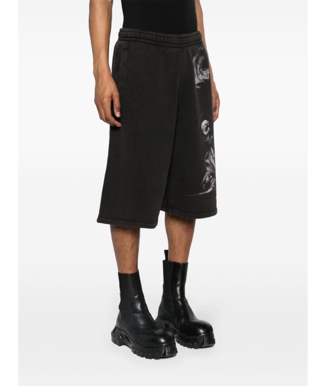 OFF-WHITE Черные шорты, фото 4