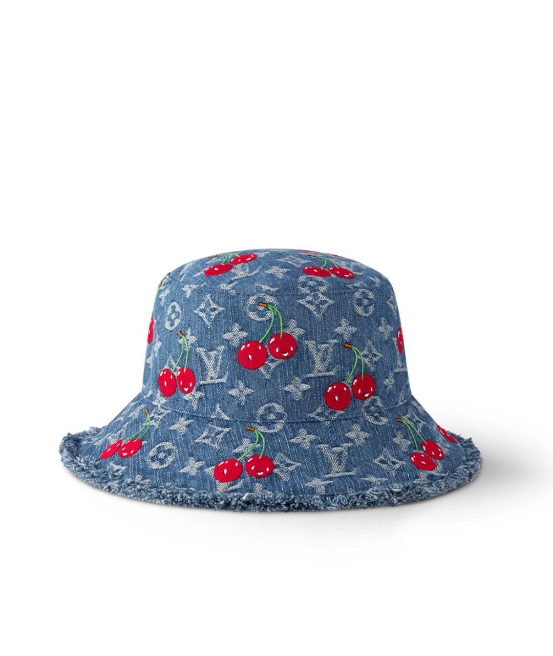 LOUIS VUITTON Синяя хлопковая панама, фото 4