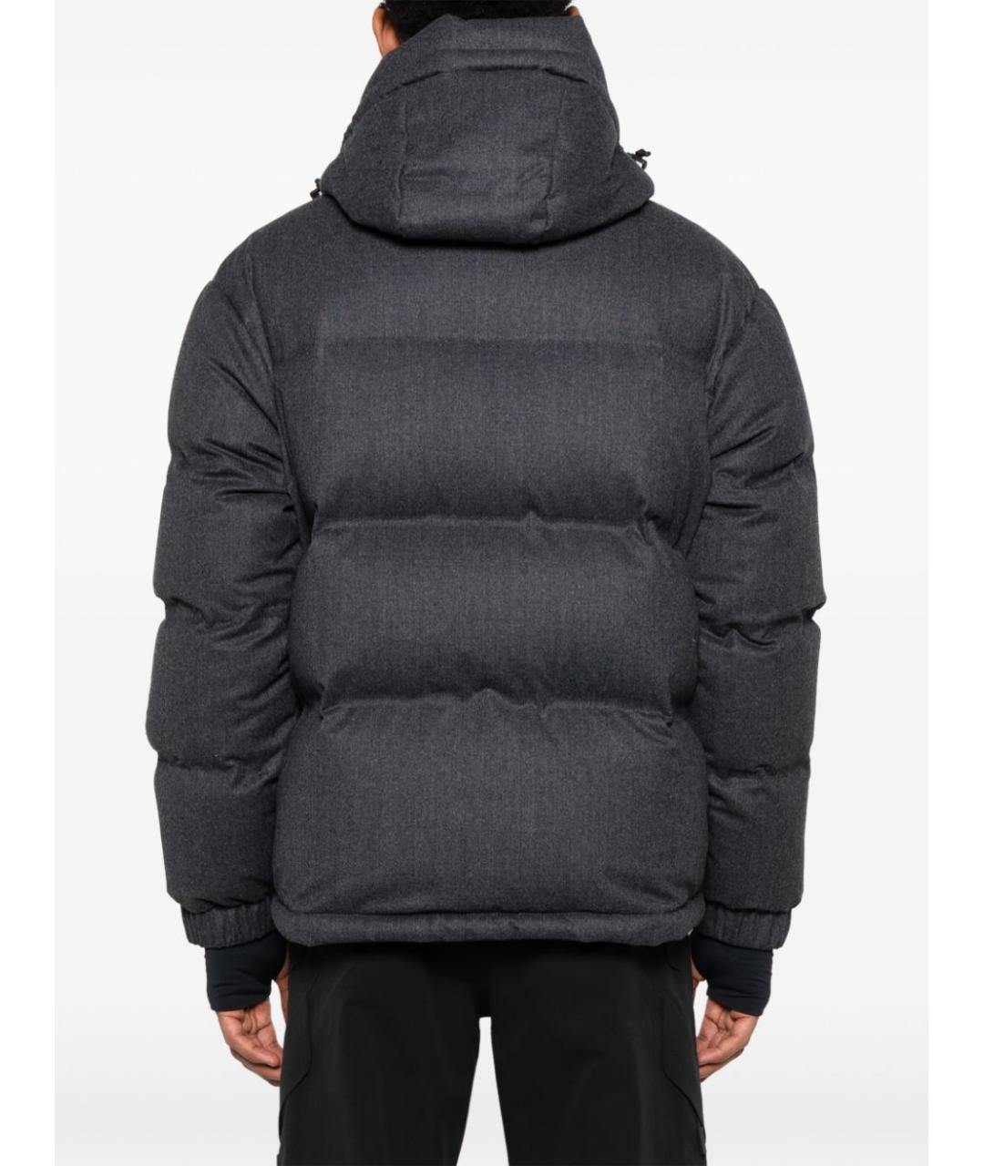 MONCLER GRENOBLE Серый пуховик, фото 2