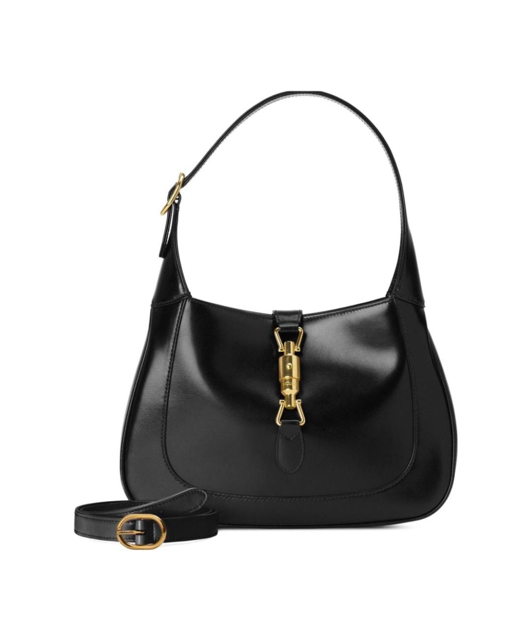 GUCCI Черная кожаная сумка тоут, фото 2