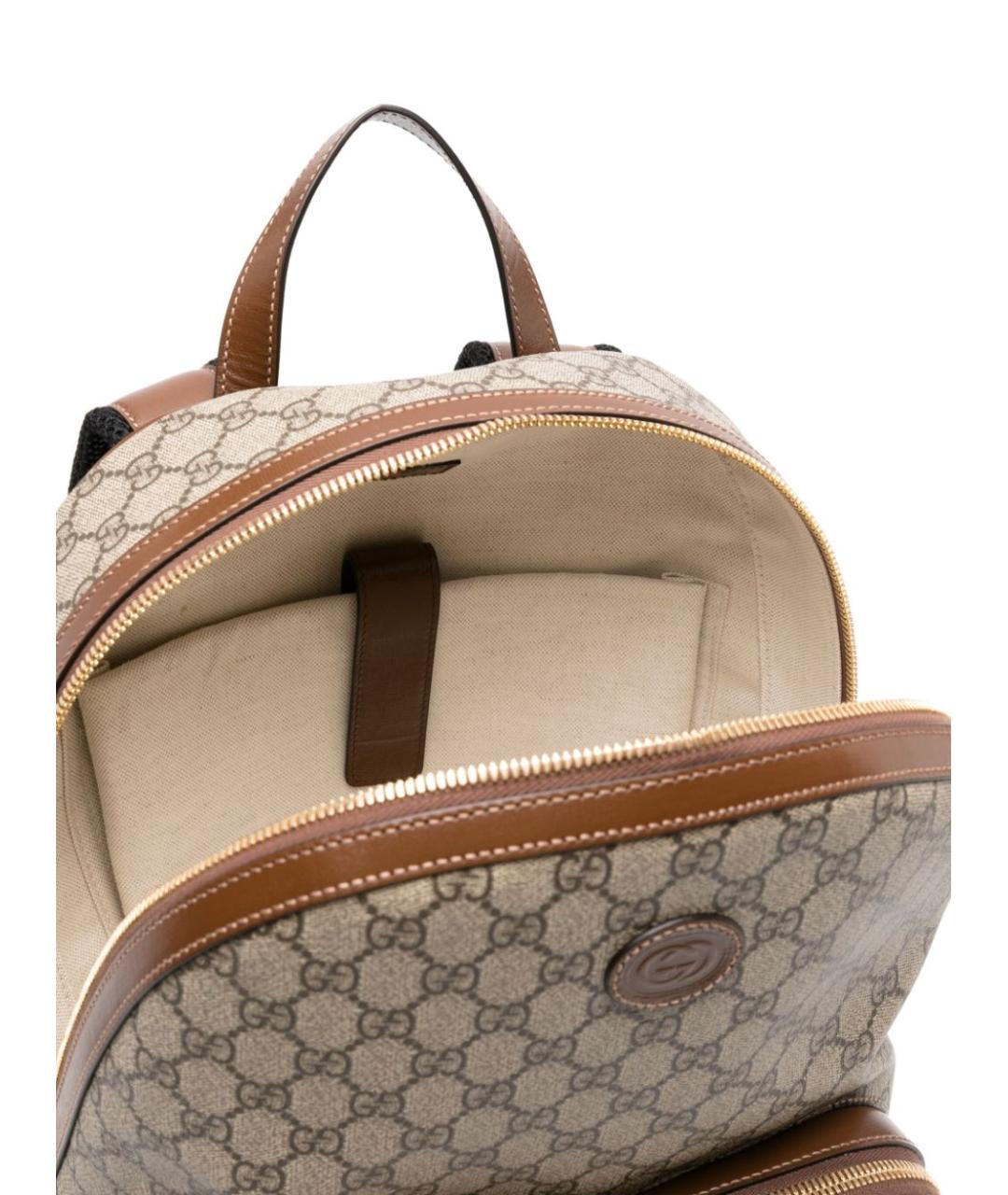 GUCCI Бежевый рюкзак, фото 5