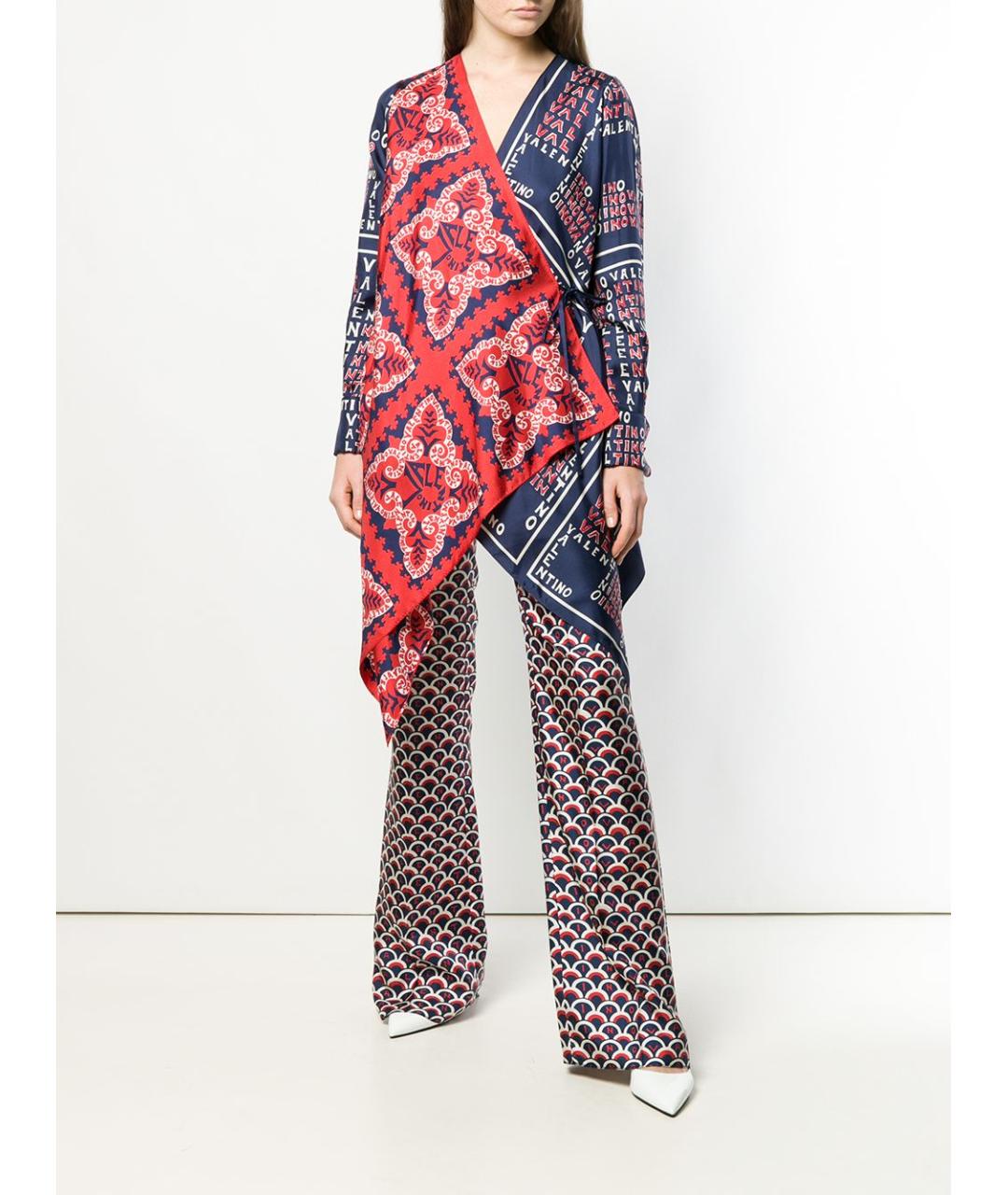 VALENTINO Мульти хлопковая рубашка, фото 2