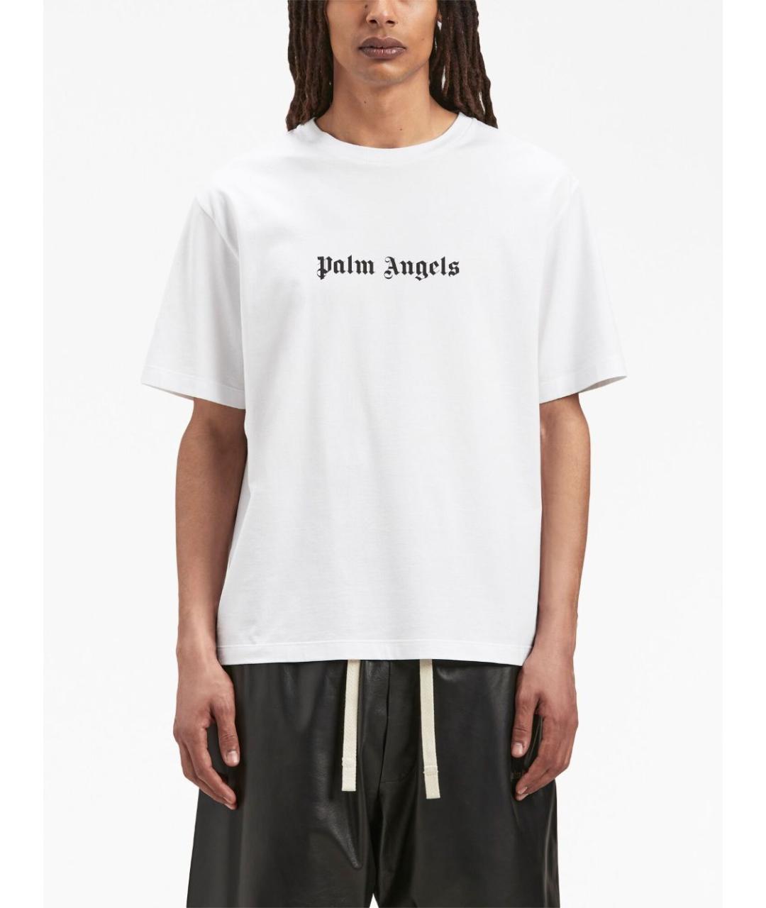 PALM ANGELS Белая футболка, фото 4