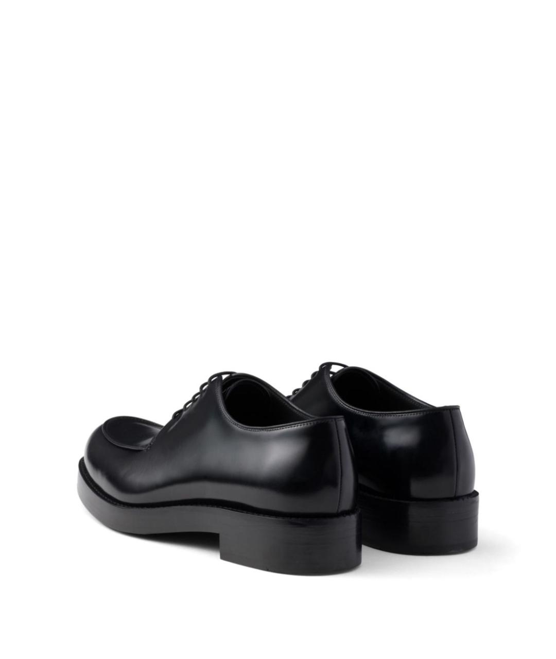PRADA Черные кожаные туфли, фото 5