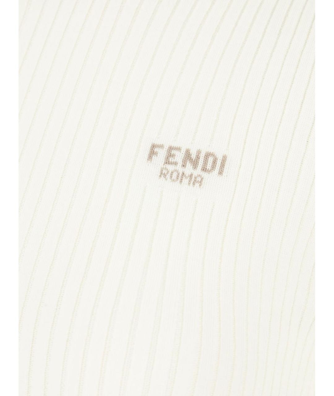 FENDI Бежевый джемпер / свитер, фото 2