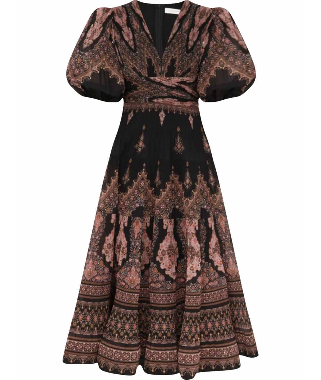 ZIMMERMANN Черное полиэстеровое вечернее платье, фото 1