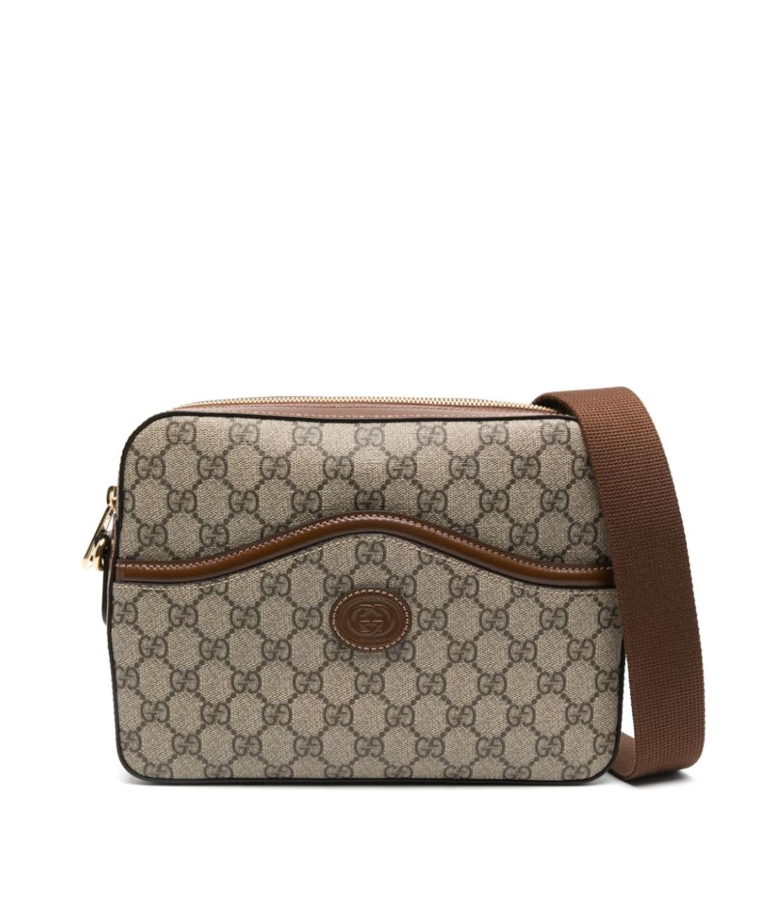 GUCCI Бежевая сумка на плечо, фото 1