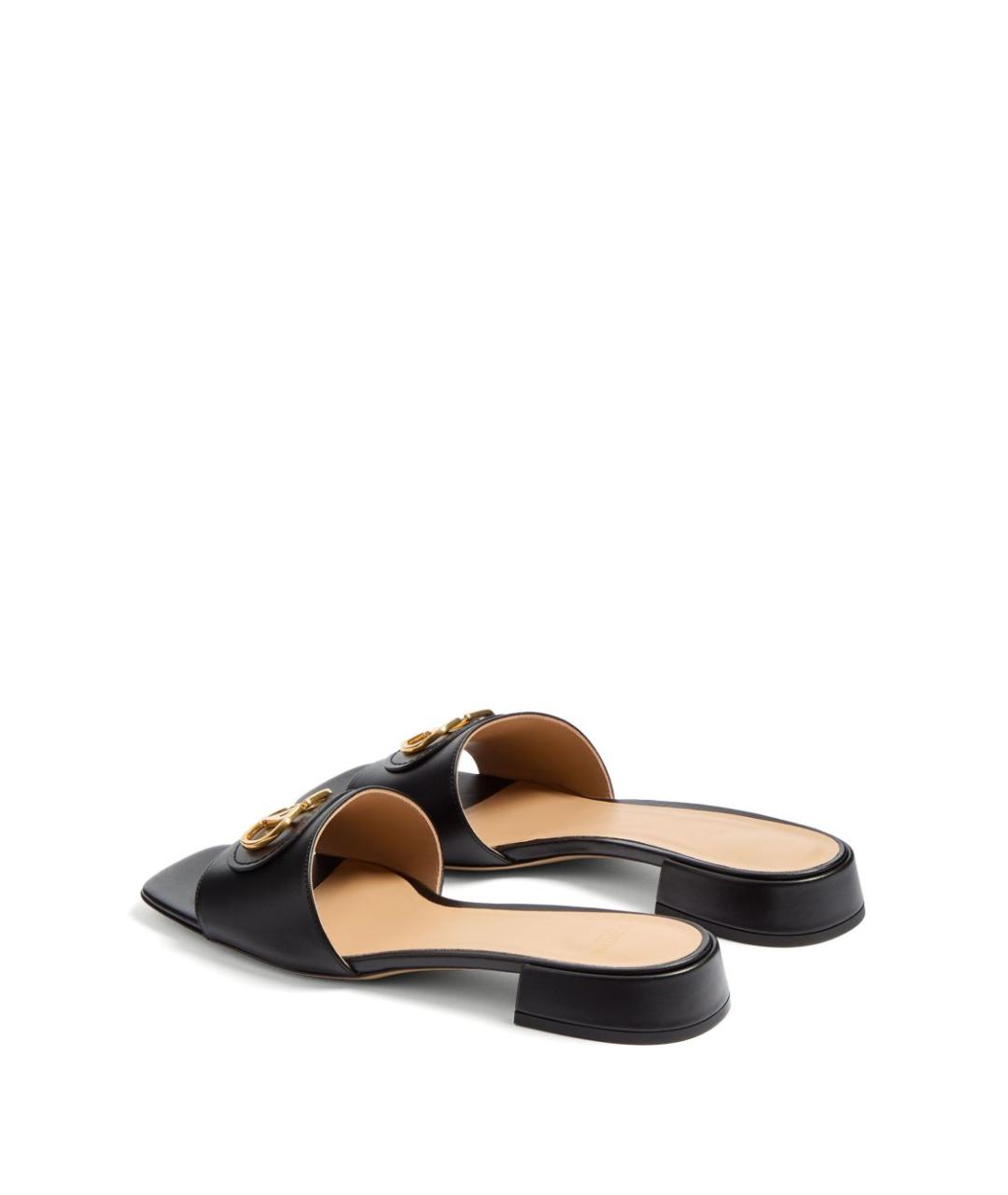 VALENTINO Черные шлепанцы, фото 6