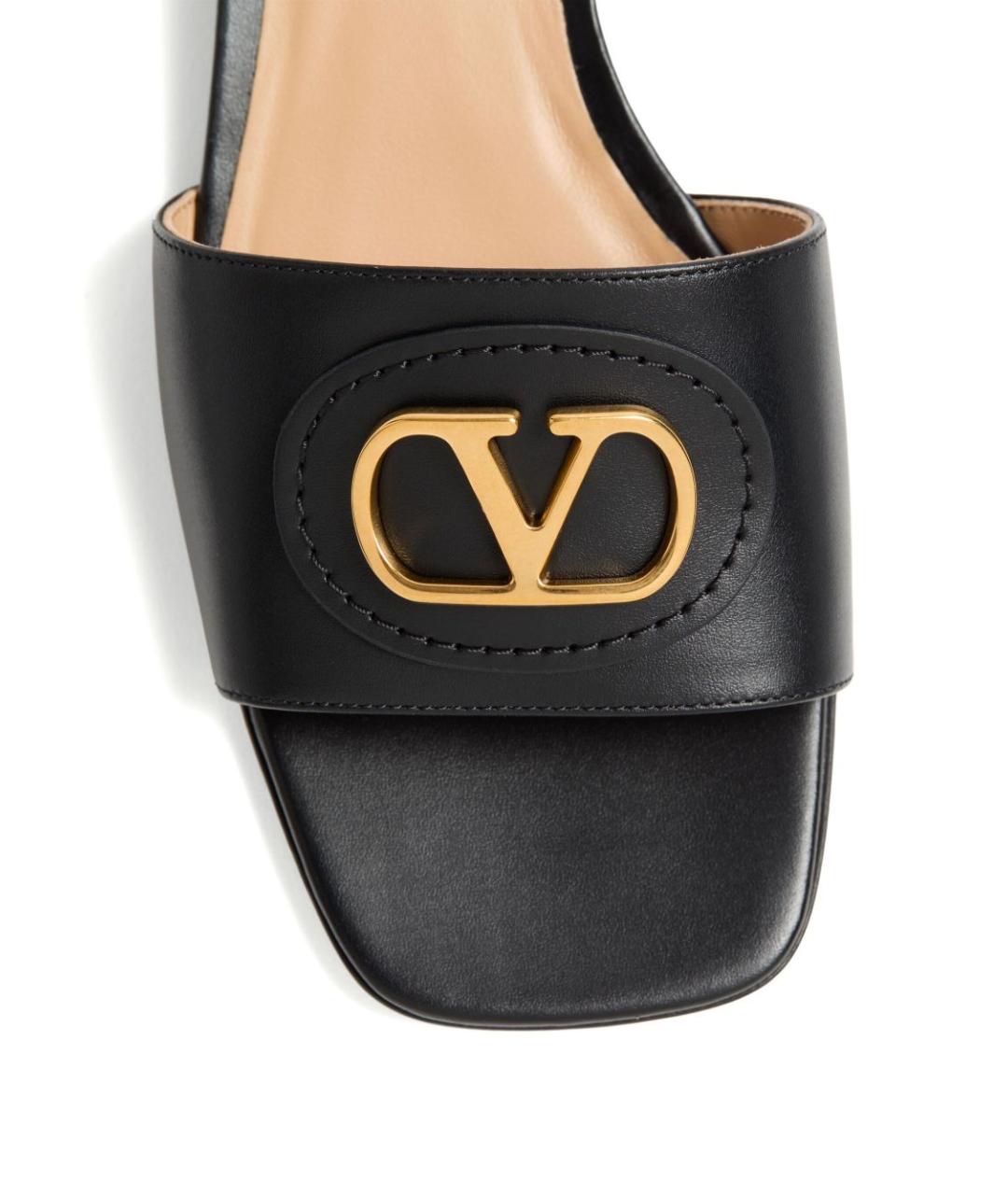 VALENTINO Черные шлепанцы, фото 5