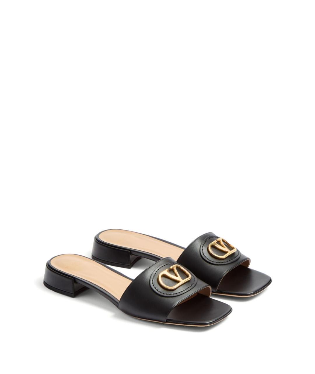 VALENTINO Черные шлепанцы, фото 7