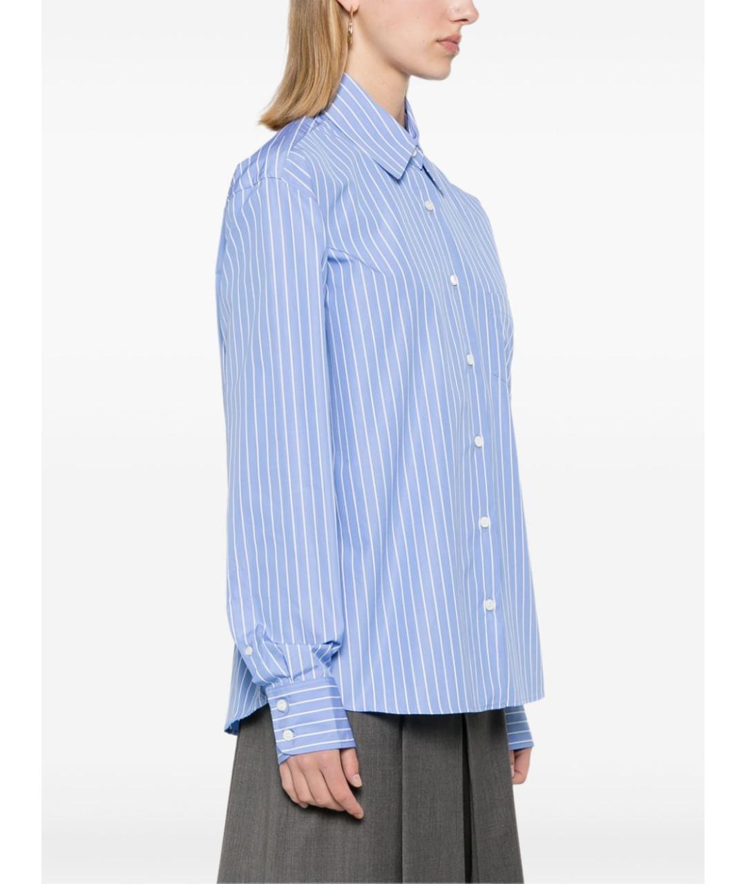 PRADA Голубая хлопковая рубашка, фото 2
