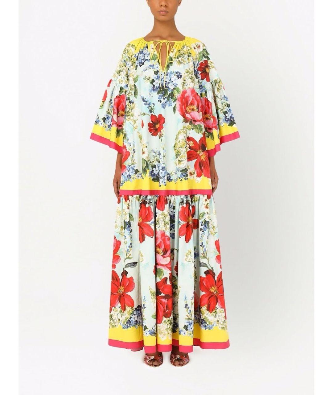 DOLCE&GABBANA Желтое платье, фото 4