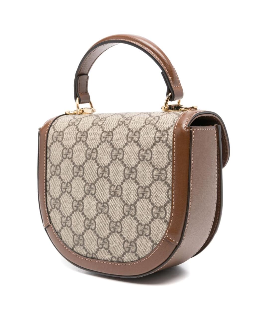 GUCCI Бежевая сумка с короткими ручками, фото 2