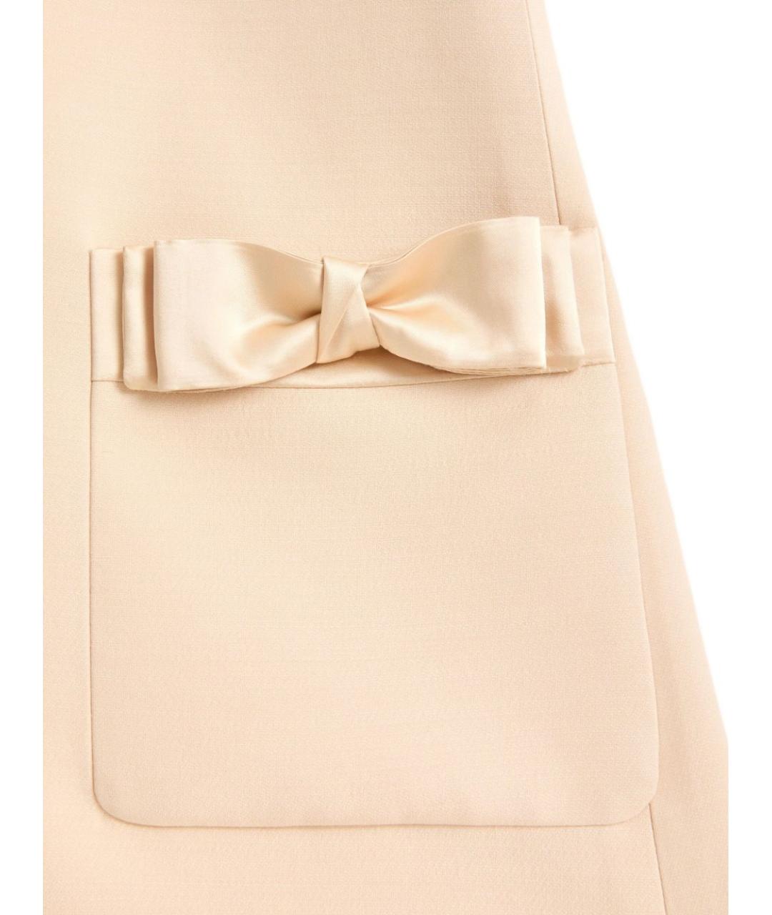 VALENTINO Розовое шерстяное платье, фото 6