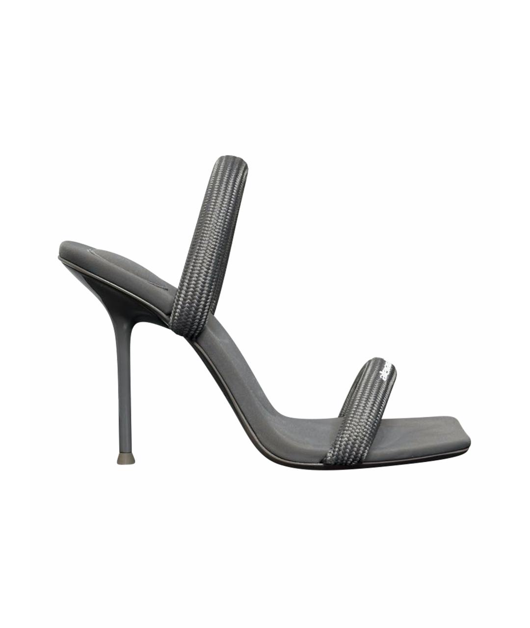 ALEXANDER WANG Серые босоножки, фото 1