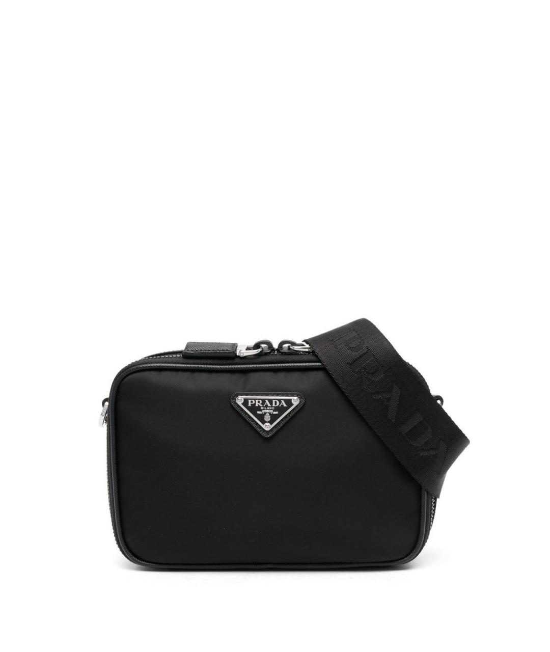 PRADA Черная синтетическая сумка на плечо, фото 1