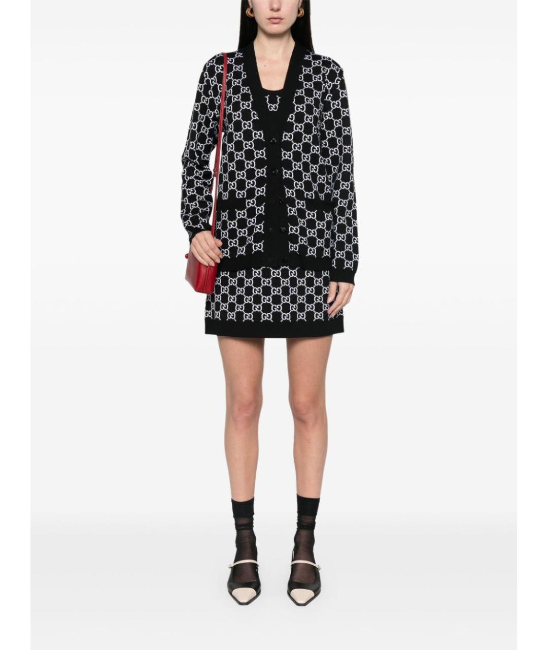GUCCI Мульти шерстяной кардиган, фото 6