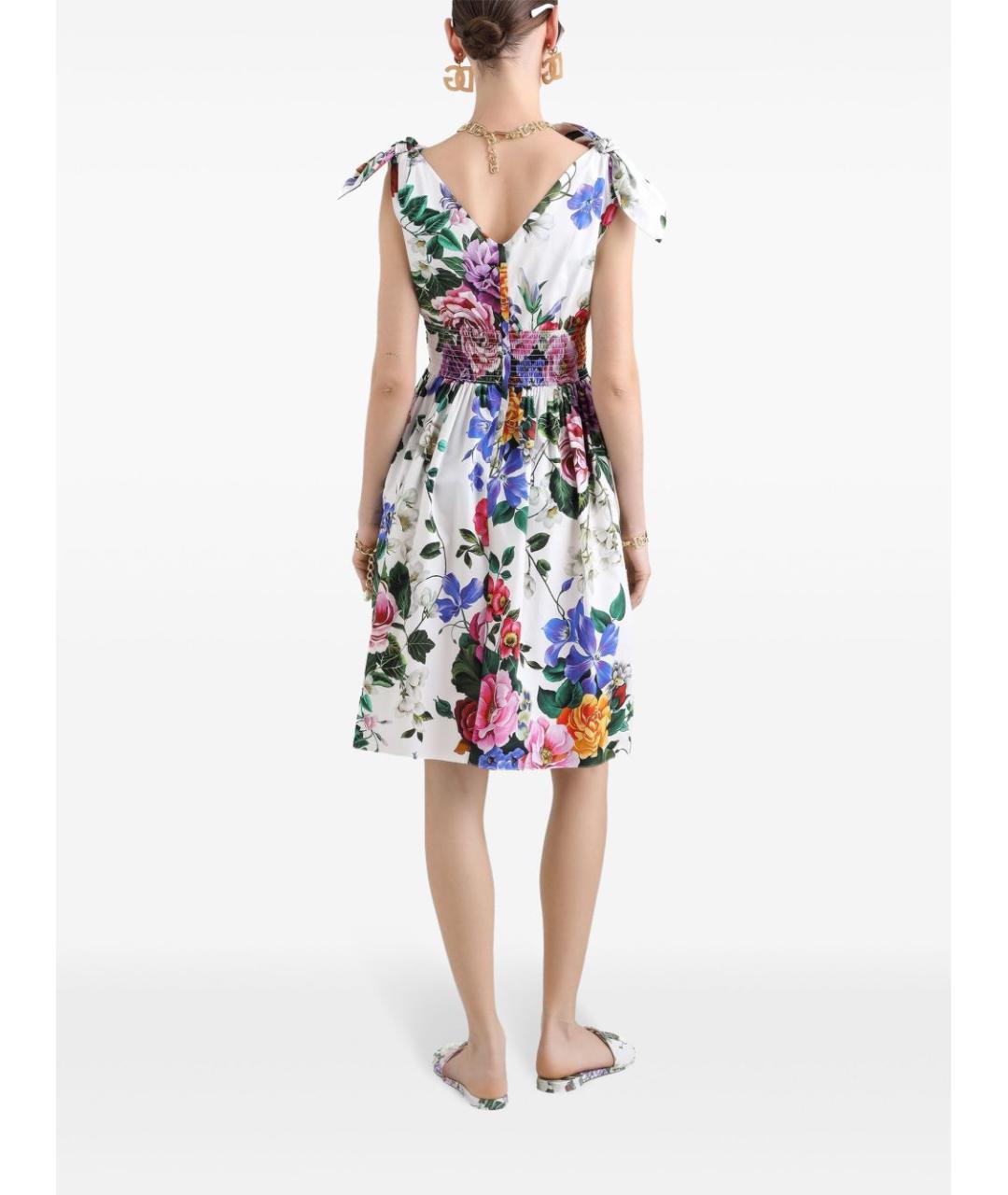 DOLCE&GABBANA Мульти платье, фото 3