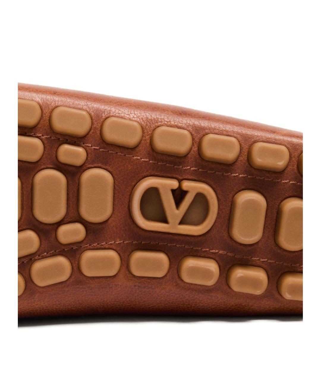 VALENTINO Коричневые мокасины, фото 5