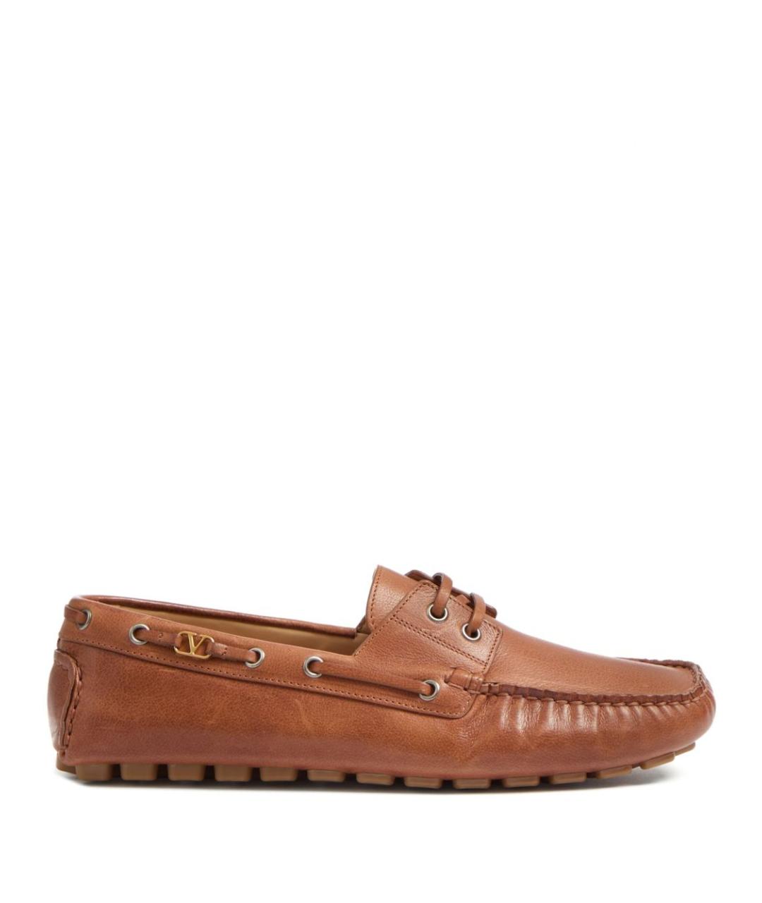 VALENTINO Коричневые мокасины, фото 1