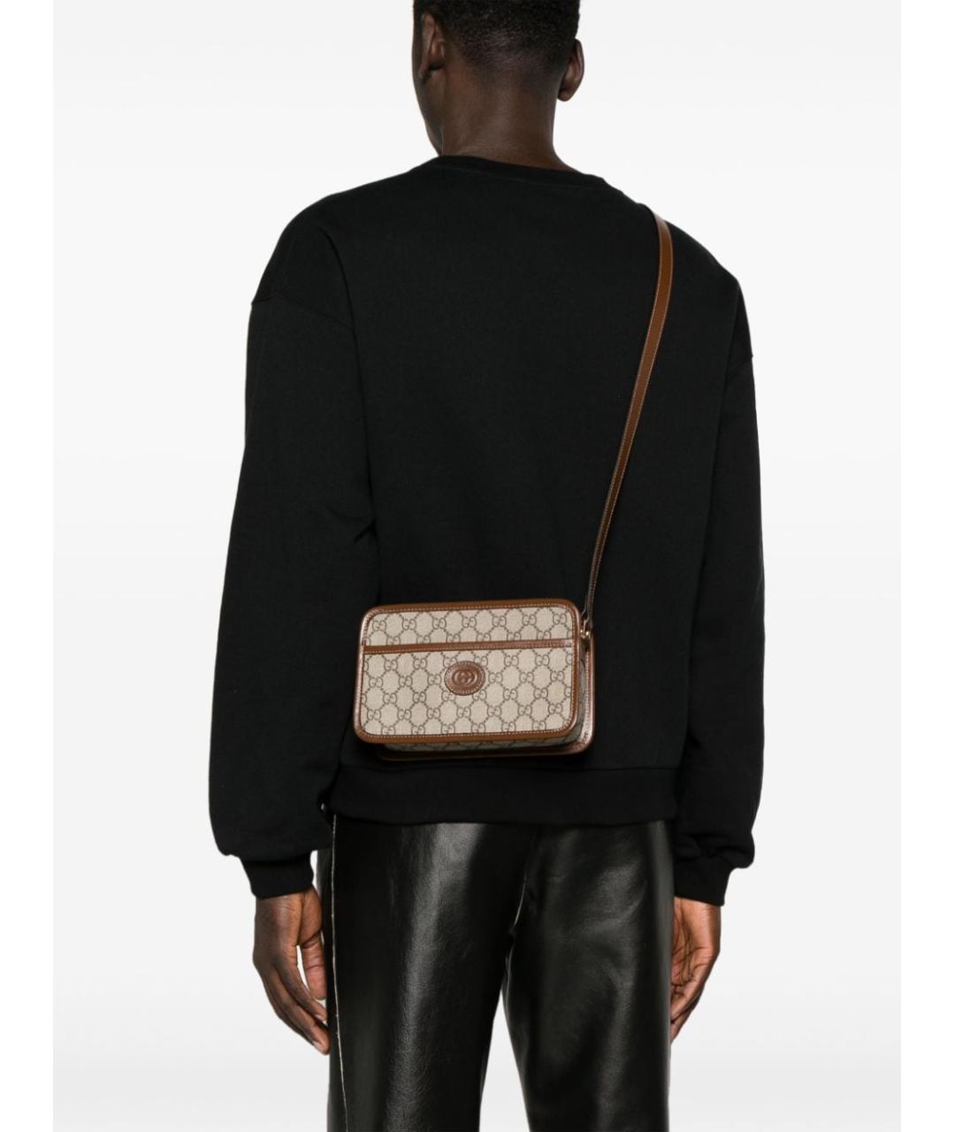 GUCCI Бежевая сумка на плечо, фото 3