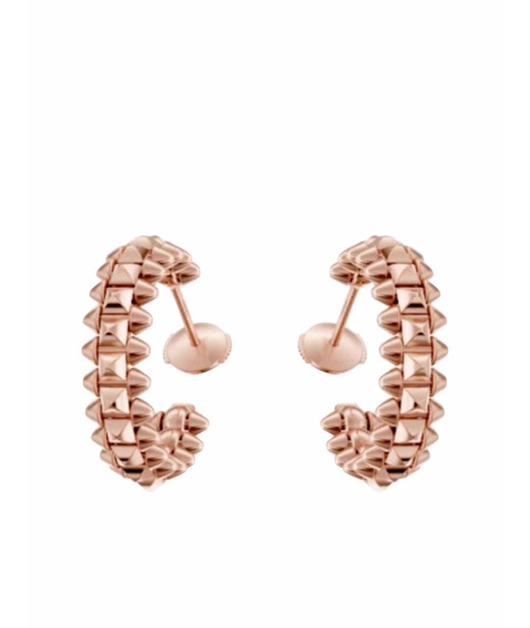 CARTIER Золотые серьги из розового золота, фото 1
