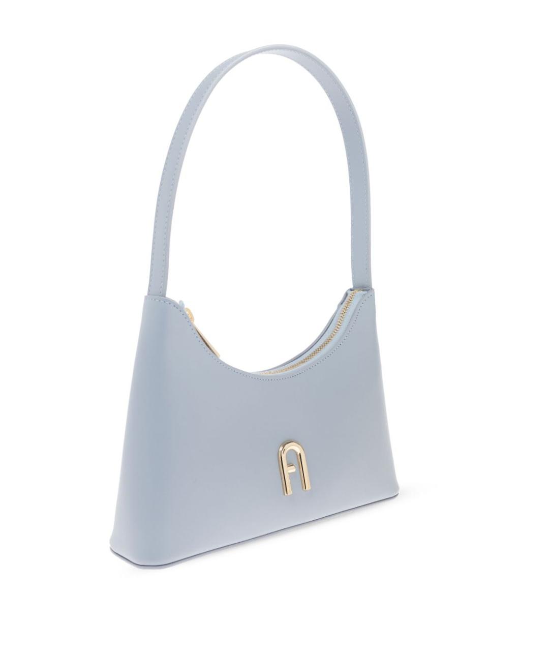 FURLA Голубая сумка через плечо, фото 4