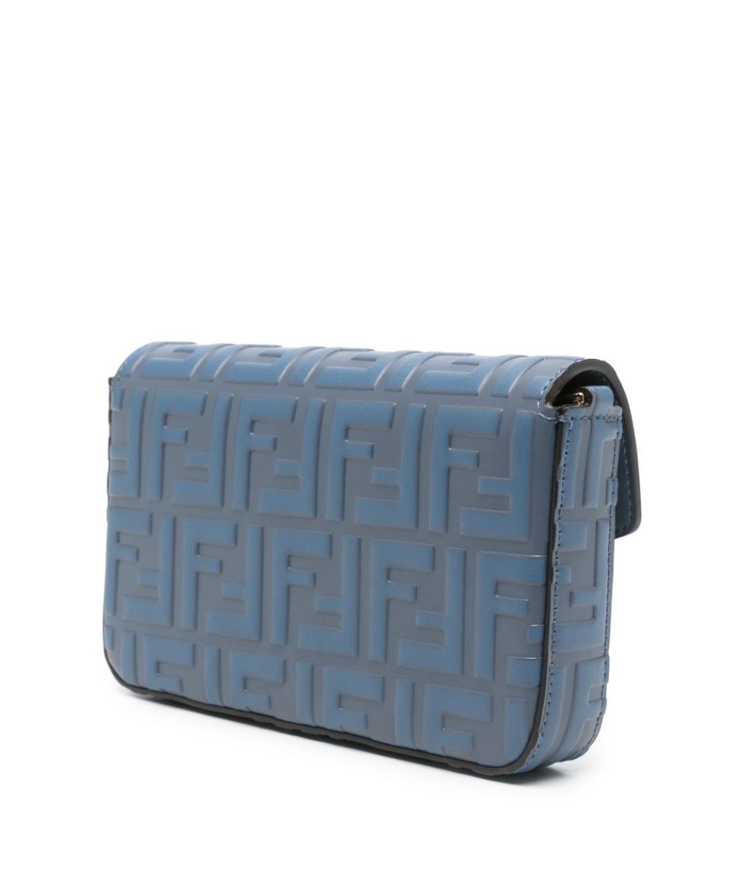 FENDI Синяя сумка через плечо, фото 3