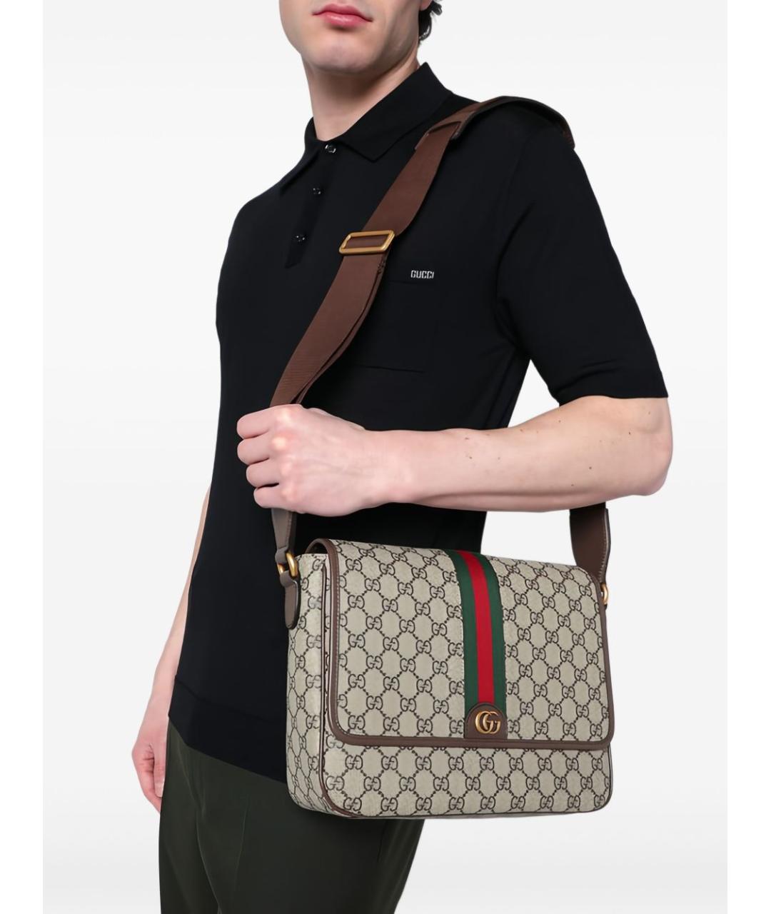 GUCCI Бежевая сумка на плечо, фото 4