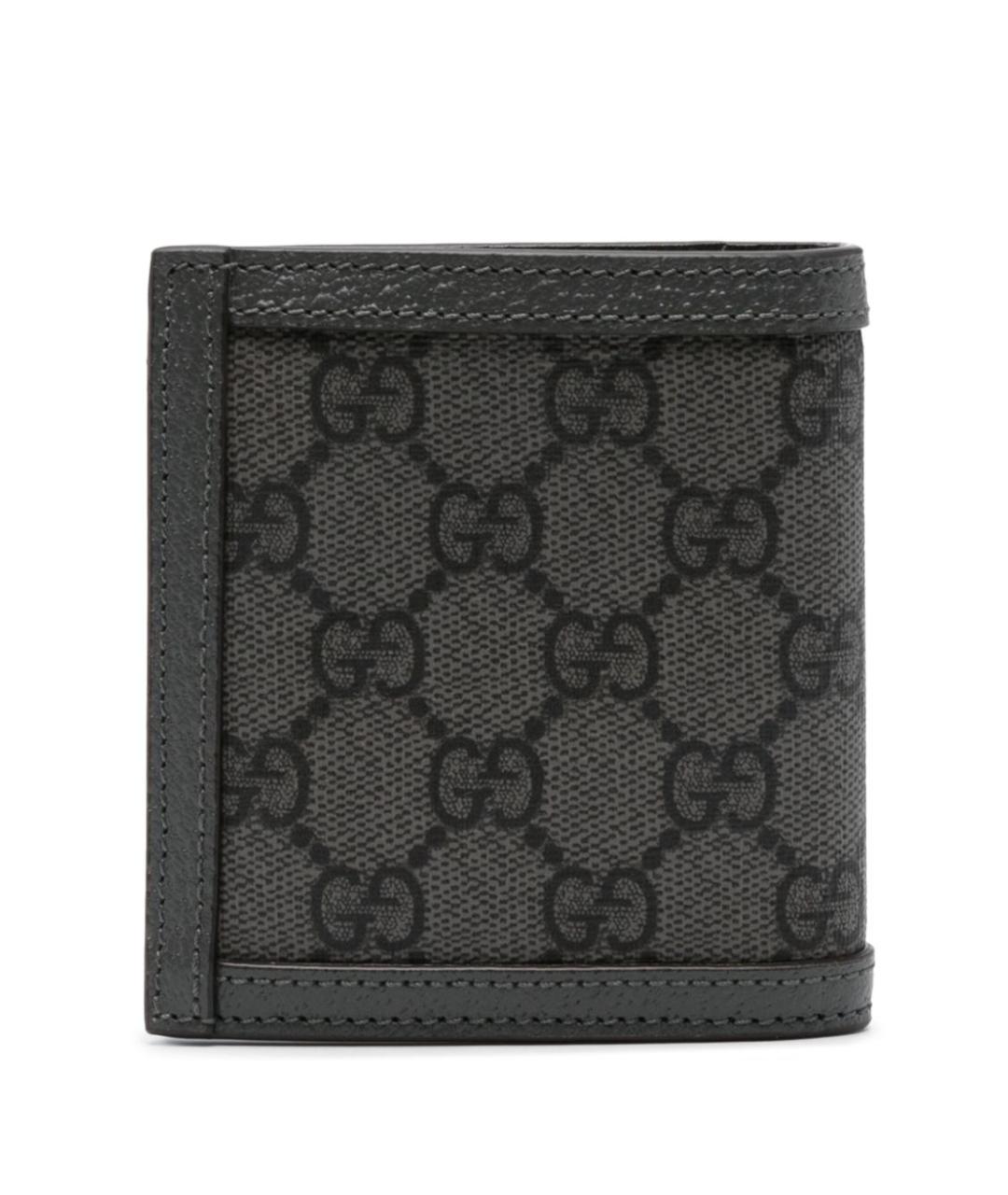 GUCCI Антрацитовый кошелек, фото 2