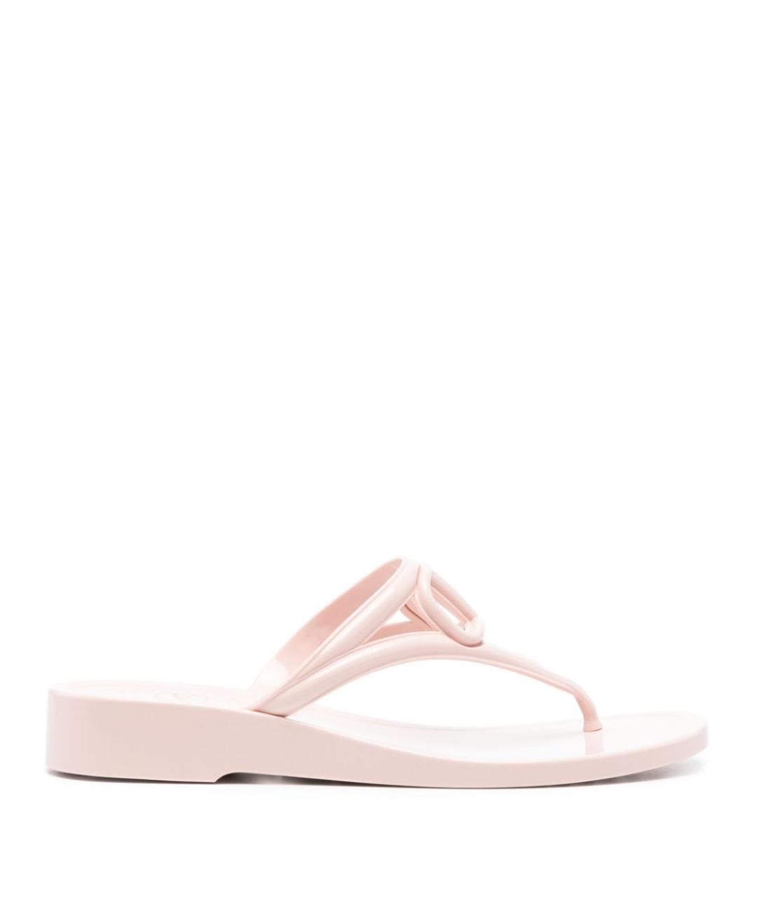 VALENTINO Розовые шлепанцы, фото 1