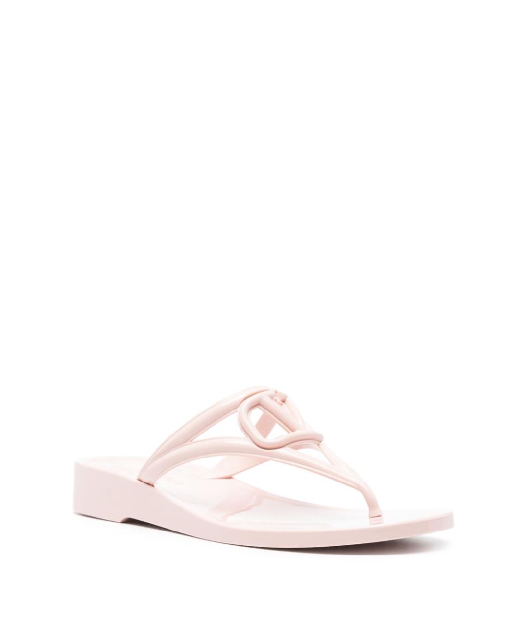 VALENTINO Розовые шлепанцы, фото 3