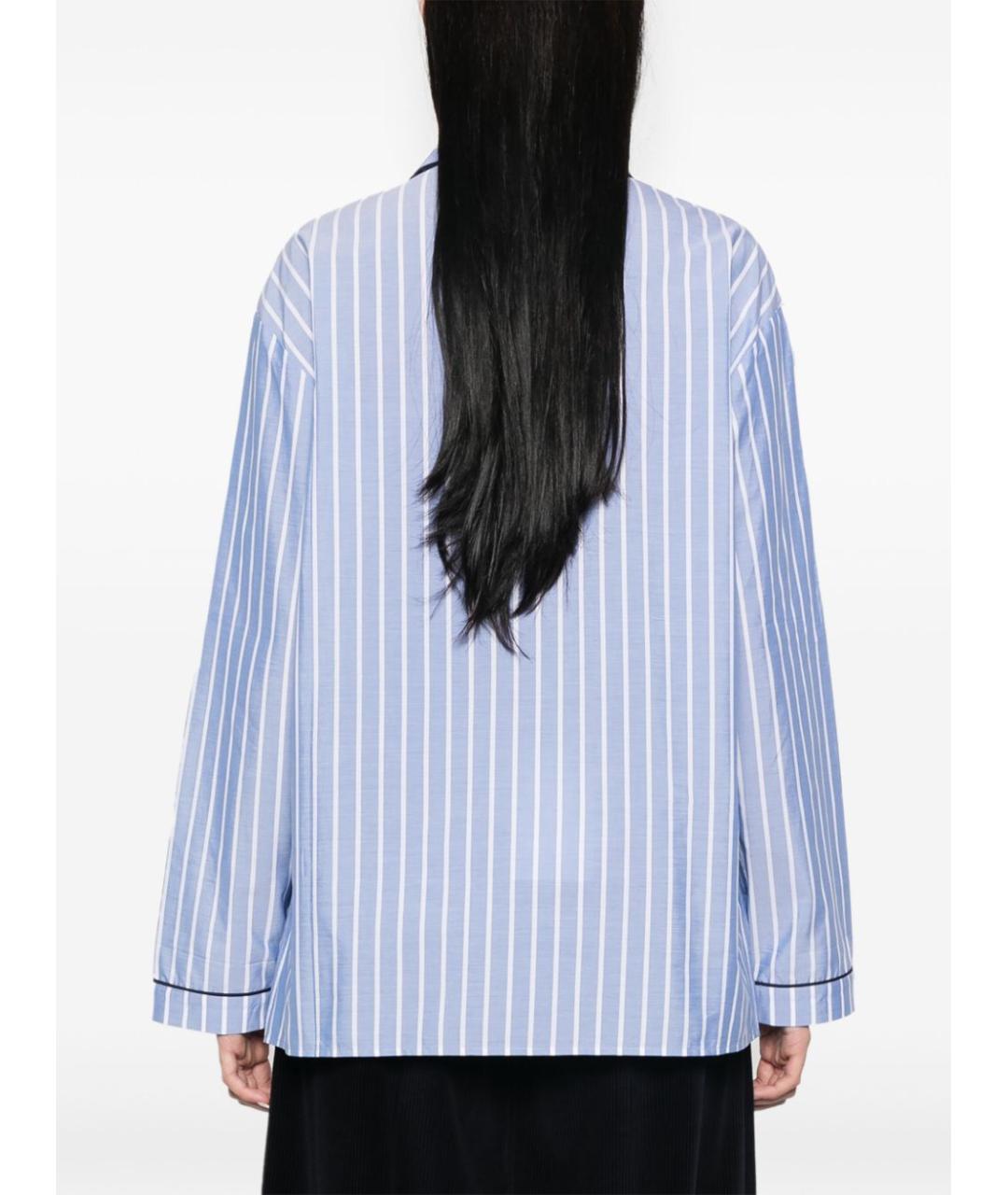 PRADA Голубая хлопковая рубашка, фото 4