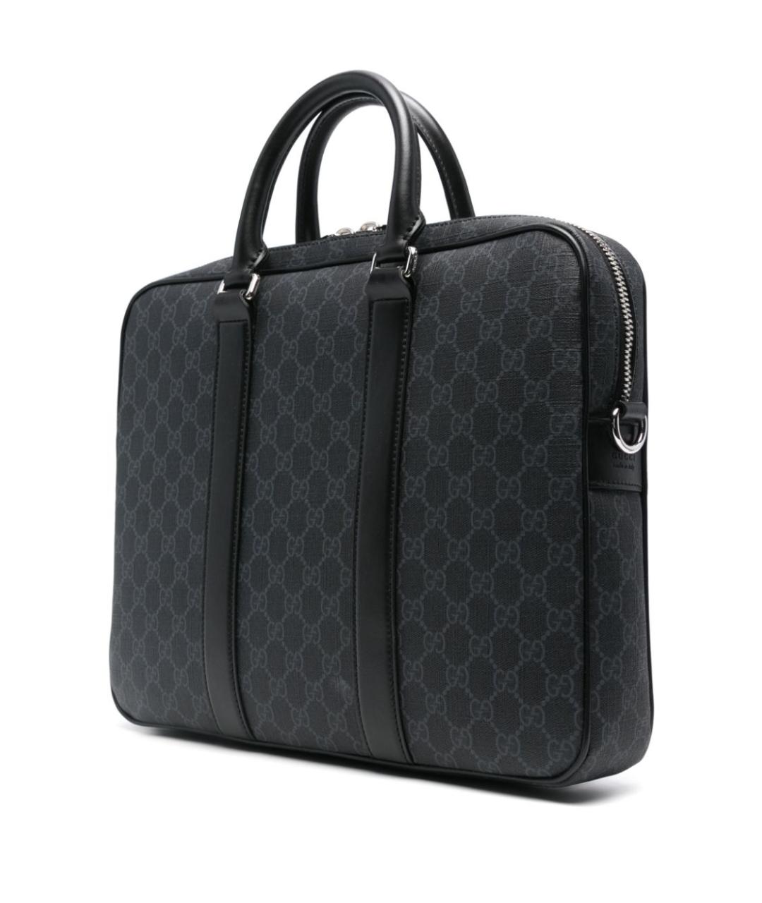 GUCCI Черный портфель, фото 2
