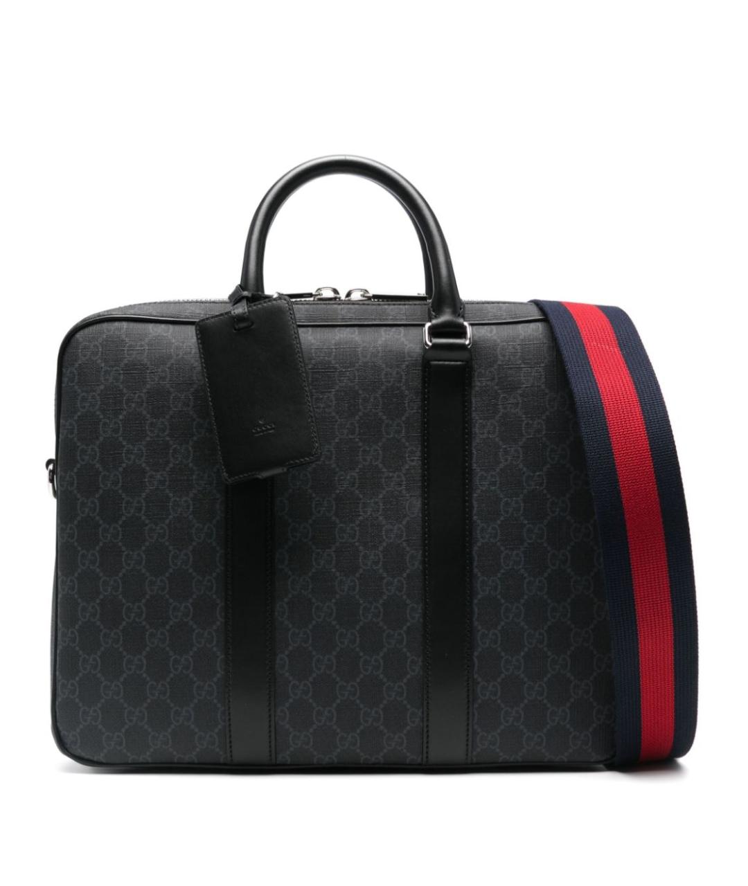 GUCCI Черный портфель, фото 1