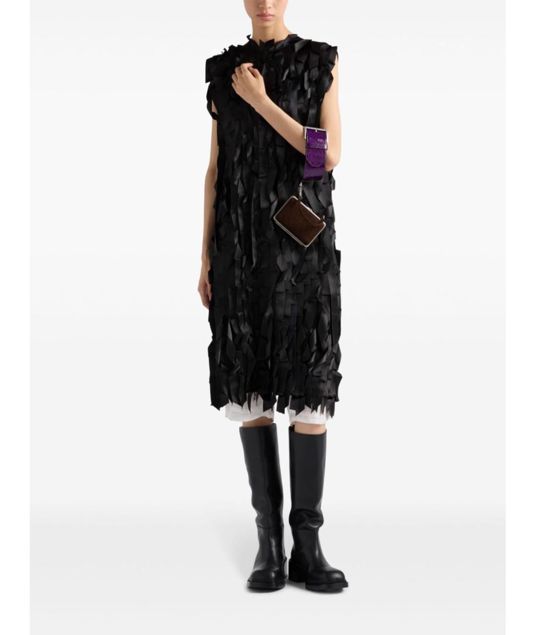 PRADA Черное коктейльное платье, фото 4