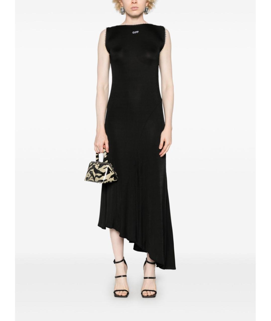 OFF-WHITE Черное платье, фото 5