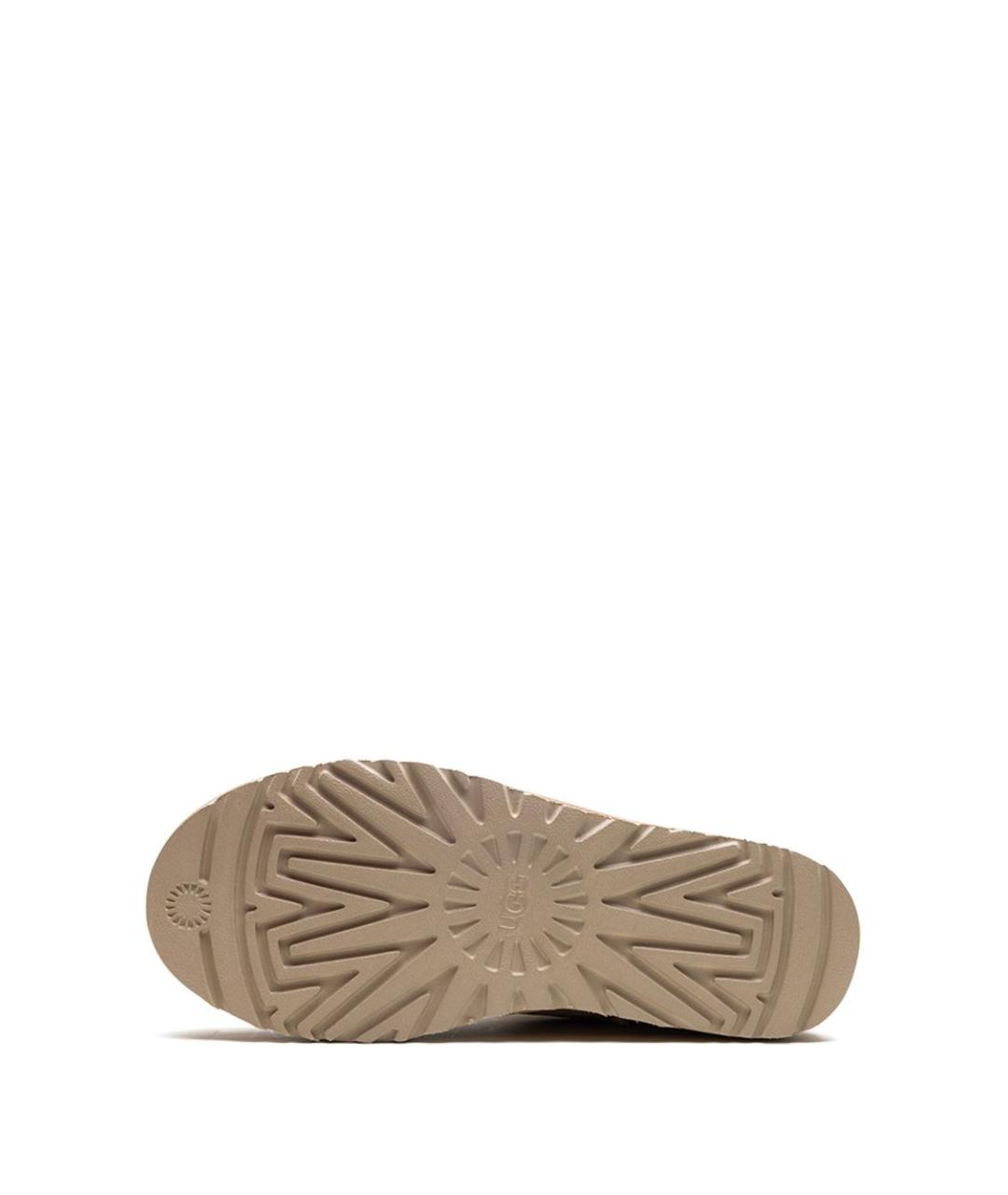 UGG AUSTRALIA Бежевые замшевые сапоги, фото 3