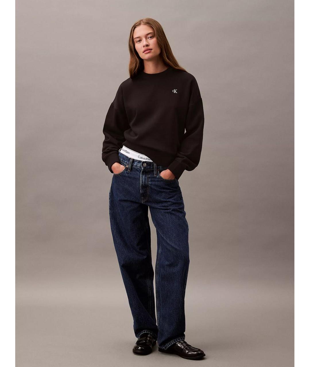 CALVIN KLEIN Черный хлопковый спортивные костюмы, фото 7