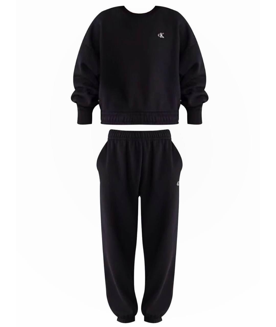 CALVIN KLEIN Черный хлопковый спортивные костюмы, фото 9